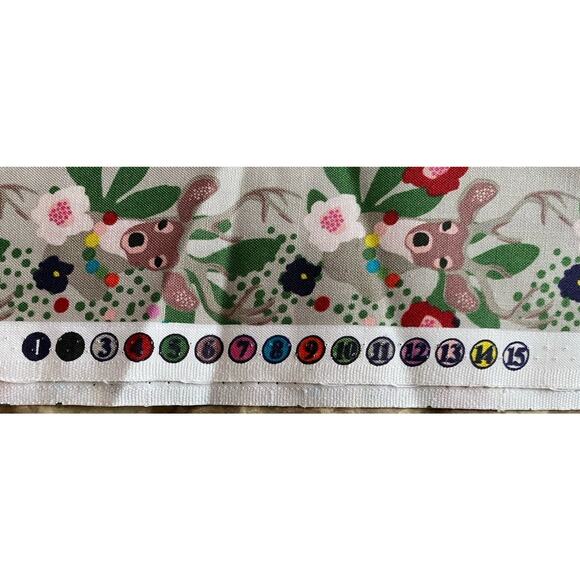 2 Yds A Winter's Tail Blend Elizabeth Grubaugh Fabrics Christmas Deer 42"w 2018 - Picture 5 of 7